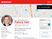 Tablet Screenshot of patrickhallagency.com